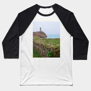 Ruins on Rock Island, County Cork, Ireland Baseball T-Shirt